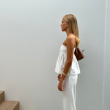 The Charlotte Puffy Top in White