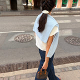 Theo Wool Cardigan in Sky