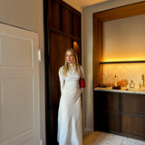 Frenchie Forever Turtle Neck in White