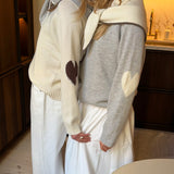 Sœur Heart Sweater in Cream