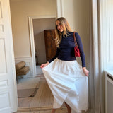 Frenchie Forever Turtle Neck in Navy