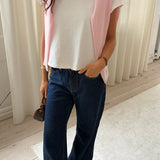 Theo Wool Cardigan in Blush