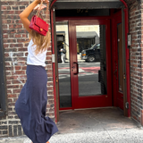 The Madison Ave Maxi Skirt Navy