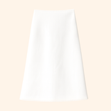 The Madison Ave Maxi Skirt White